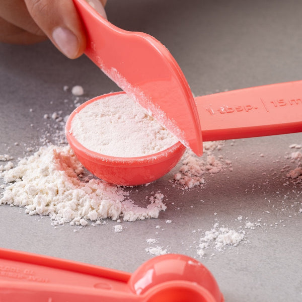 FM Mini mérőkanál készlet barackszín