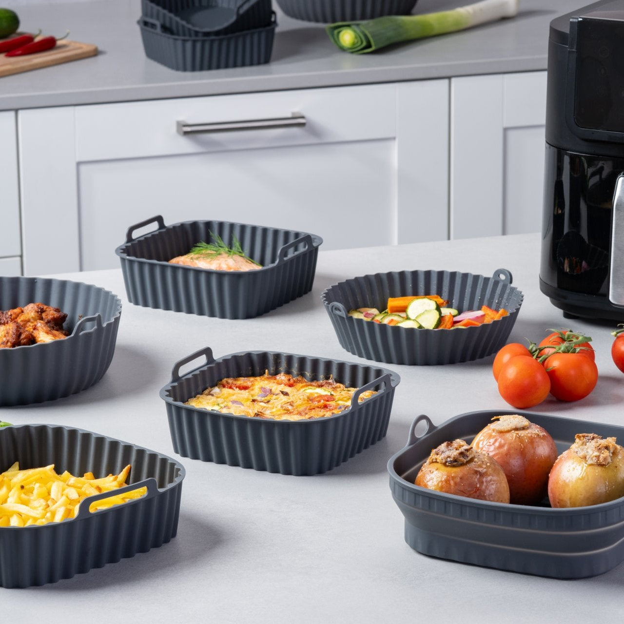 FM Szilikonforma Airfryer-hez 17x17 cm