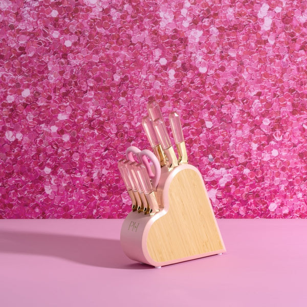 PARIS HILTON Kés szett gyémánt nyéllel 10 részes