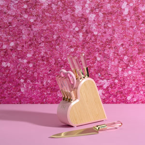 PARIS HILTON Kés szett gyémánt nyéllel 10 részes