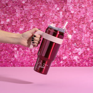 PARIS HILTON Duplafalú kulacs/tumbler 1 liter piros