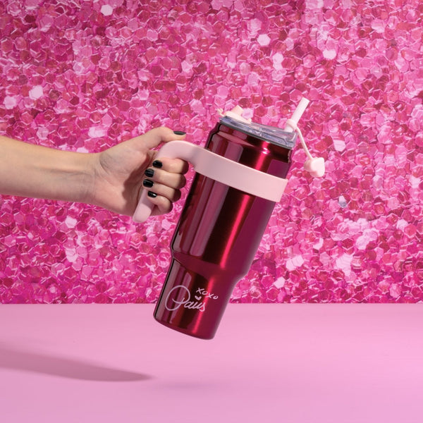 PARIS HILTON Duplafalú kulacs/tumbler 1 liter piros