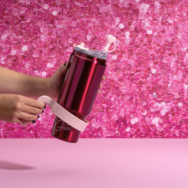 PARIS HILTON Duplafalú kulacs/tumbler 1 liter piros