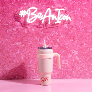 PARIS HILTON Duplafalú kulacs/tumbler 1 liter rózsaszín