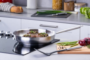 FM Serpenyő 28 cm rozsdamentes Oval