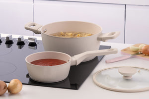 FM Főzőedény üvegfedővel 24 cm Shell