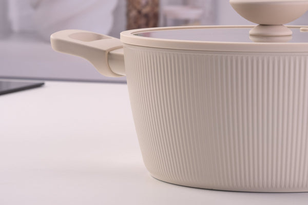 FM Főzőedény üvegfedővel 24 cm Shell