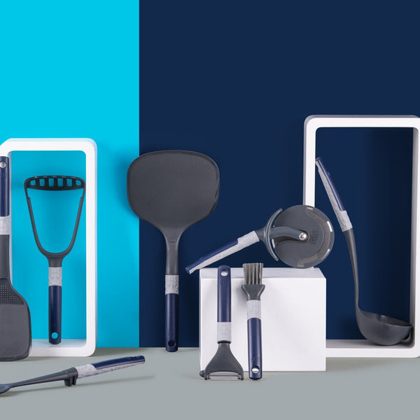 TASTY Merőkanál mérőskálával Ocean Blue