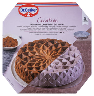 DR OETKER CREATIVE Kreatív kerek tortaforma 24 cm "Mandala"