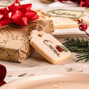 DR OETKER Süteménykiszúró 2 részes Ajándékcímke Holiday Joy