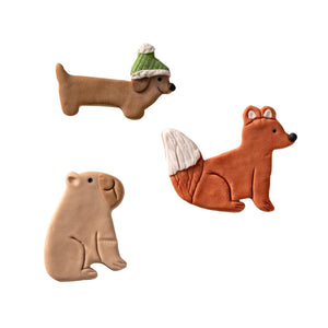 DR OETKER 3 db süteménykiszúró capybara&tacskó&róka