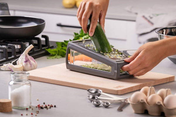 CHEFKOCH trifft Fackelmann Konyhai reszelő tárolóval