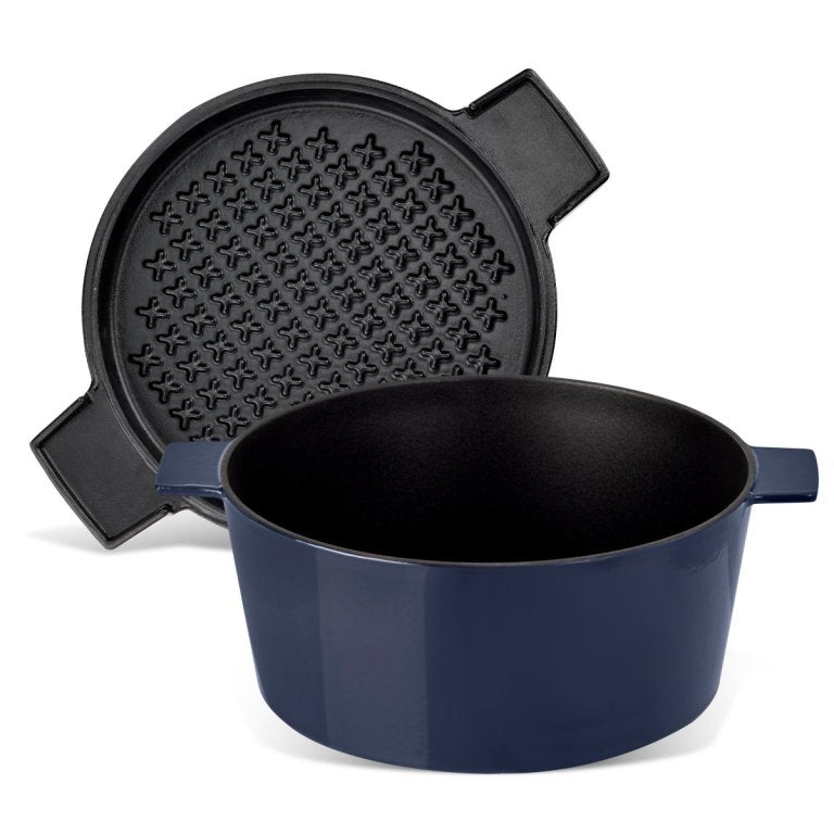 STANLEY ROGERS Öntöttvas sütőedény 28 cm 6,5 liter sötétkék