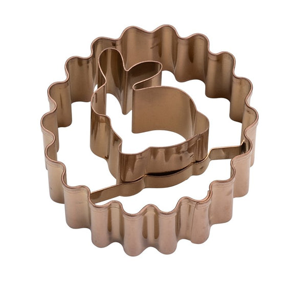 DR OETKER Linzerkiszúró ülő nyuzsi mintával Vintage