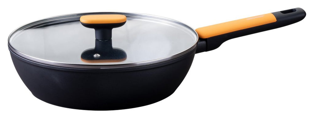 FM Wok serpenyő üvegfedővel 28 cm Soft Collection