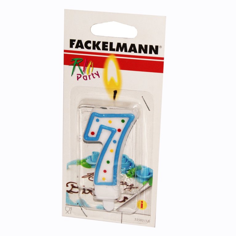 FM Számgyertya "7"