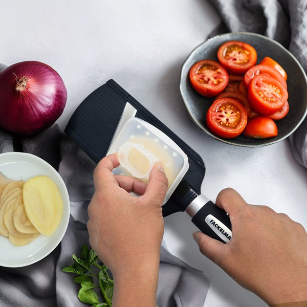 FM Nyeles szeletelő kézvédővel