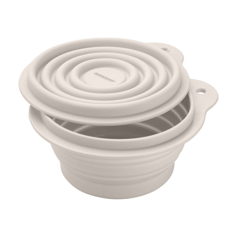 FM Snack/ételtároló doboz Ø13cm kerek összecsukható fehér Be The Move