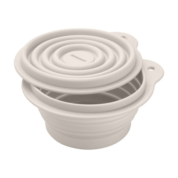 FM Snack/ételtároló doboz Ø13cm kerek összecsukható fehér Be The Move