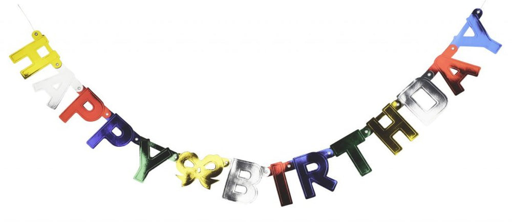 FM Papírgirland HAPPY BIRTHDAY