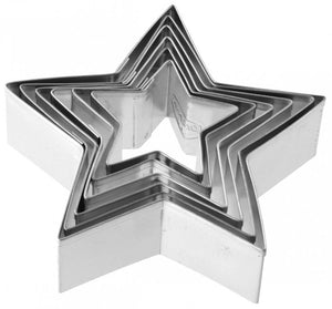 DR OETKER Csillag alakú sütemény kivágó 6 részes White Christmas