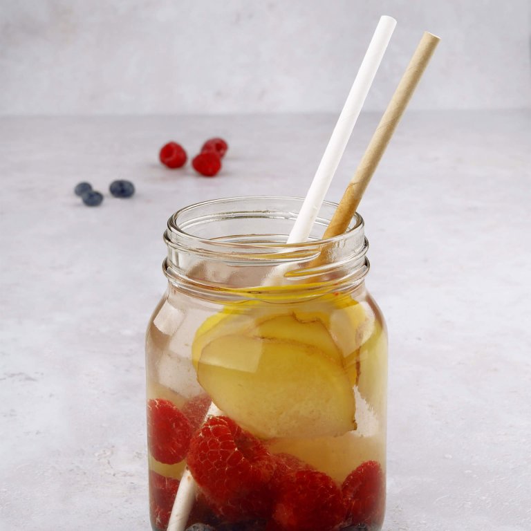 FM Eco Papír szívószál, 24cm, 30 db Eco Friendly