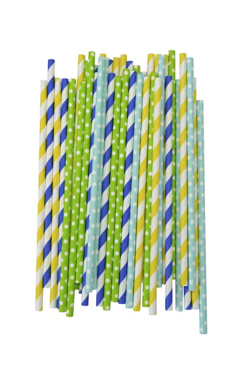 FM Papír szívószál 20 cm, 40 db