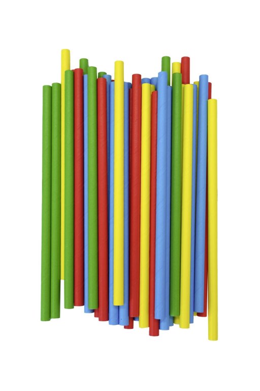 FM Papír szívószál 20 cm 80 db