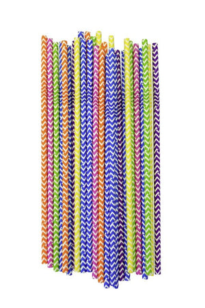 FM Papír hajlítható szívószál 24 cm 30 db