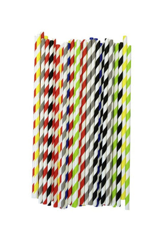 FM Papír szívószál 24 cm 40 db