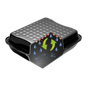 DR OETKER XXL Tepsi fedővel zománc bevonattal 42x34cm Back Idee