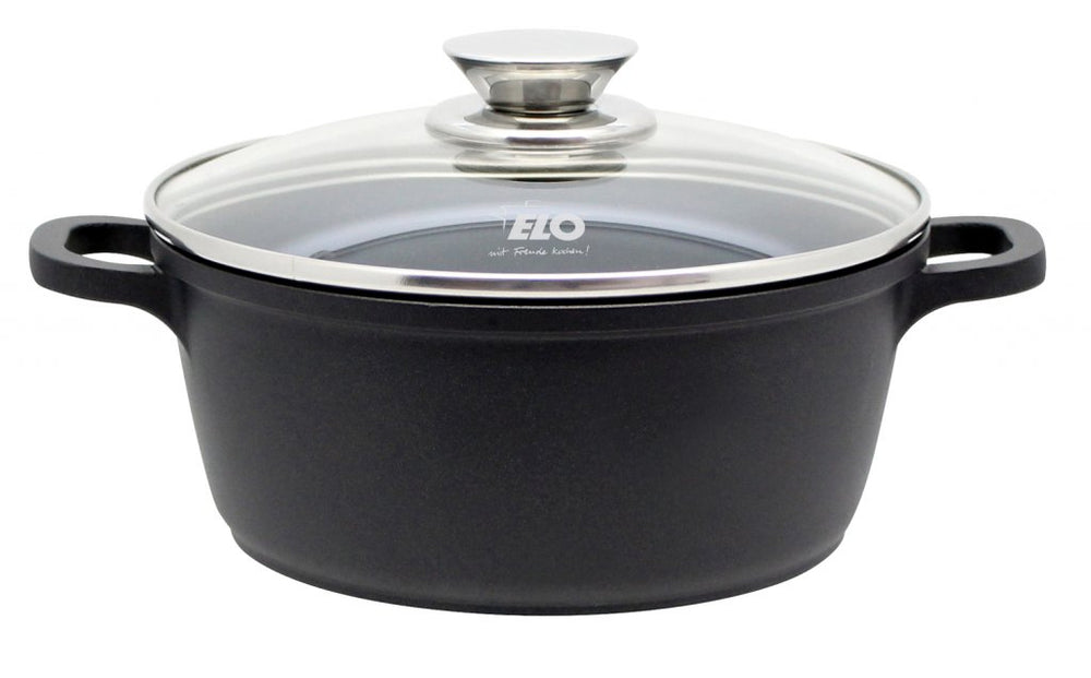 ELO Alucast Főzőedény 24 cm üvegfedővel