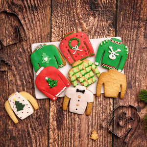 DR OETKER Süteménykiszúró Karácsonyi pulóver White Christmas