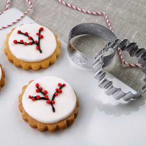 DR OETKER 2 részes kerek süteménykiszúró szett White Christmas