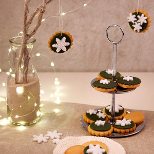 DR OETKER 2 részes kerek süteménykiszúró szett White Christmas