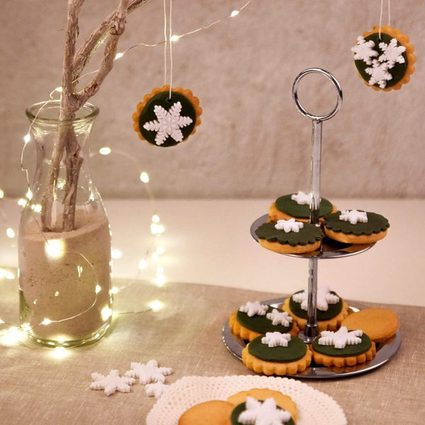 DR OETKER 2 részes kerek süteménykiszúró szett White Christmas