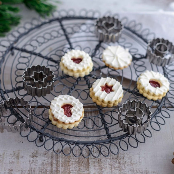 DR OETKER Linzerkiszúró 5 részes White Christmas