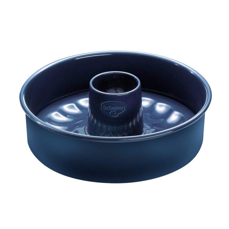 DR OETKER BACK LIEBE Kerek tortaforma kuglófbetéttel 28cm zománcozott