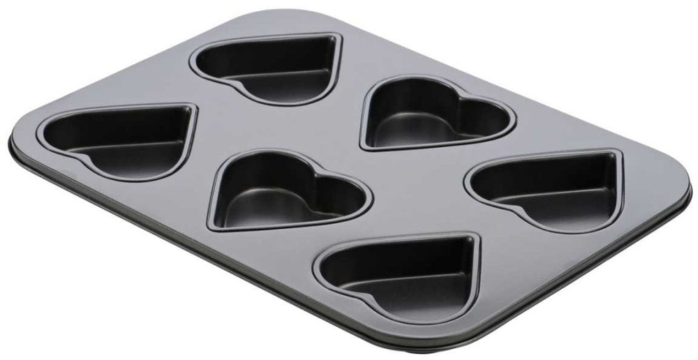 DR OETKER TRADITION 6 darabos szív alakú Muffinsütő 