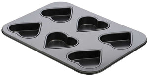 DR OETKER TRADITION 6 darabos szív alakú Muffinsütő 