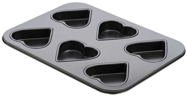 DR OETKER TRADITION 6 darabos szív alakú Muffinsütő 