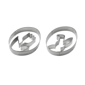 DR OETKER Nyuszi és tulipán formájú süteménykiszúró Goldiges Ostern