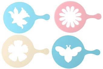 ZENKER 4 db Muffin díszítősablon