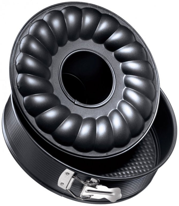 ZENKER PURE Kapcsos tortaforma kuglófbetéttel 26 cm