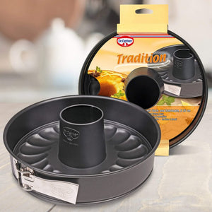 DR OETKER TRADITION Kapcsos sütőforma kuglófbetéttel 26 cm