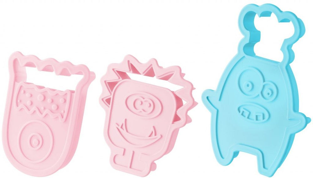 ZENKER 3 db Süteménykiszúró szett, szörnyek