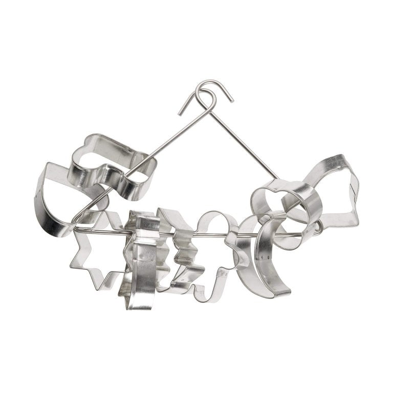 ZENKER 9 db Sütemény kivágó, horganyzott