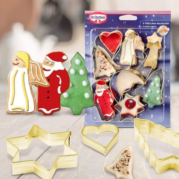 DR OETKER Sütemény kivágó arany 8 db - csomagolás sérült
