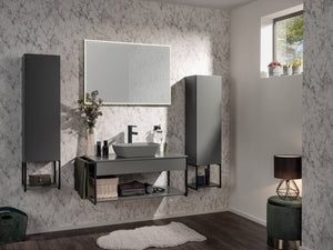 Kerámia mosdó 50 cm széles szürke