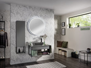 Kerámia mosdó 50 cm széles szürke